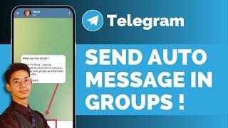 How To Send Automatic Message In Telegram Group || Set Auto Message In Telegram Group !