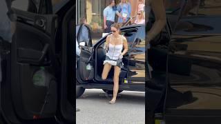 Gorgeous mini dress lady getting out her Porsche at Hotel Paris #monaco #luxury #trending #lifestyle