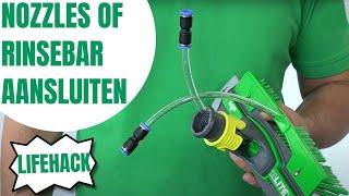 nLITE Lifehack Video – Nozzles of rinsebar aansluiten