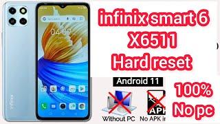 infinix smart 6 (x6511) hard reset