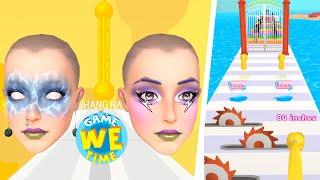 MAKEUP BATTLE & WIG RUN - NEW UPLOAD!! | All Levels Gameplay Trailer Android IOS game