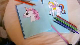 DECORA TUS CUADERNOS DE UNICORNIO        CONII