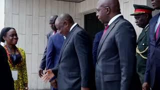 President Cyril Ramaphosa arrives in Luanda, Angola for a working visit