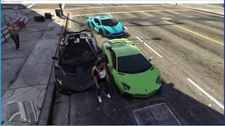 GTA 5 ROLEPLAY - LAMBORGHINI CAR MEET (NERD COME BACK FOR REVENGE)