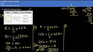 4. Find the missing values:
