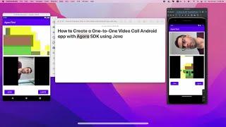 How to Create a One to One Video Call Android app with Agora SDK using Java