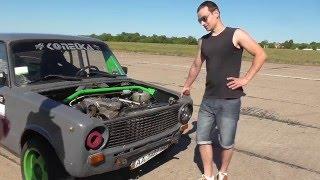 Обзор ТестДрайв 1серия VAZ 2101 Корч с двигателем Alfa Romeo 3,0 V6 220 л.с.