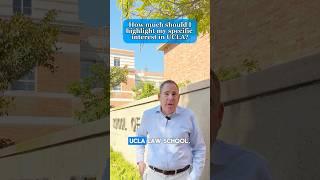 Applying to #UCLA Law soon? Listen up  #LawSchool #Lawyer #Law #College #Students #Application #YT