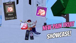 Pain Fruit ShowCase Blox Fruits UPDATE 20