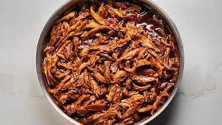 Vegan Seitan Pulled Pork - Dished #Shorts