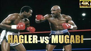 Marvin Hagler vs John Mugabi | KNOCKOUT Highlights Boxing Fight | 4K Ultra HD