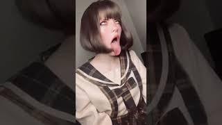전국미녀자랑 아헤가오 시리즈2탄 혓바닥 길이 모냐 ㅋ