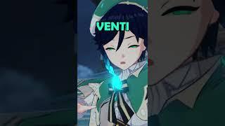 Genshin ARCHONS and their GLOWING HAIR  #genshinimpact #shorts