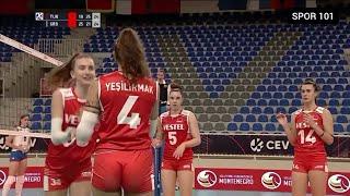 Türkiye - Sırbistan | Beren Yeşilırmak Milli Oldu | Genç Kızlar Voleybol Güzel Anlar