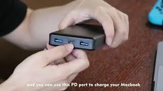 Merpower 041P PD power bank 20000mah & portable laptop power bank & usb power bank