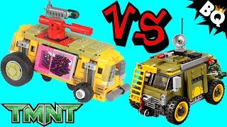 LEGO Ninja Turtles TMNT Turtle Van Comparison Cartoon VS Movie - BrickQueen