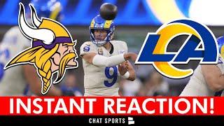 TIME TO PANIC? Vikings-Rams Instant Reaction + Christian Darrisaw Injury Update