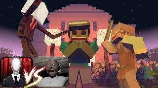 GRANNY VS SLENDERMAN - MINECRAFT ANIMATION