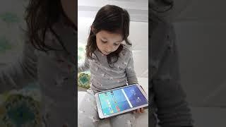 Para Anahitubers, mostrando mi tablet. Para niñas.