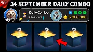 Gemz Daily Combo Cards Today | Gemz Coin Daily Combo Card 25 September