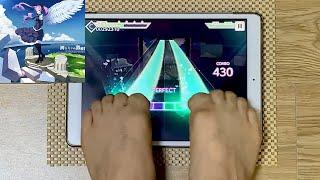 【Project Sekai】 Playing The Intense Voice of Hatsune Miku with feet