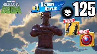 125 Elimination TRAVIS SCOTT Solo vs Squads WINS Gameplay (NEW MARVEL FORTNITE CHAPTER 5 SEASON 4)!