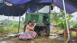 Full Video: Genius Girl repairs trucks, excavators, builds new repair shop.