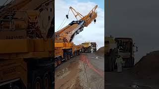 Liebherr LTM 11200-9.1 | Biggest Mobile Crane | All Terrain Crane | 1200 Ton Crane #shorts #viral