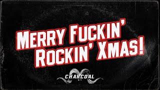 CHARCOAL   MERRY ROCKIN XMAS