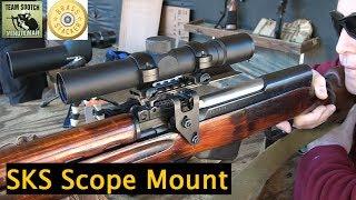 SKS Scout Scope Mount by Brass Stacker