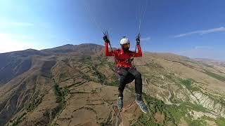 Elazığ Hazar Gölü Yamaç Paraşütü Uçuşumuzun 360° Havadan Çekimi | Mardin Sportif Havacılık Kulübü