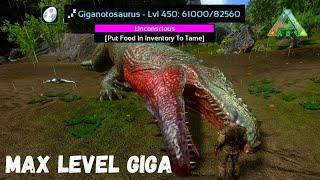 MAX LEVEL GIGA TAMING!! |ARK SURVIVAL EVOLVED MOBILE EP1 S1 (domando giga level máximo)