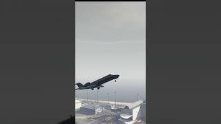 GTA V - Michael takeoff with plane #shorts