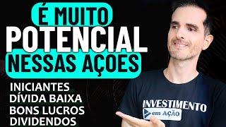 10 AÇÕES SMALL CAPS COM POTENCIAL DE PAGAR ATÉ 15% EM DIVIDENDOS | DIVIDA BAIXA, LUCROS E DIVIDENDOS