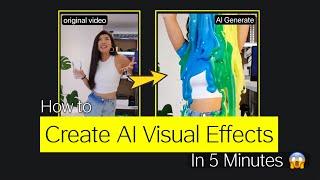 How to Create AI Visual Effects | Generative VFX with Runway Gen-3 in 5 MINS