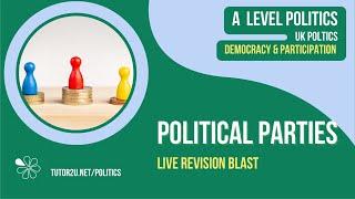 UK Political Parties | Live Revision for A Level Politics