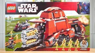 LEGO Star Wars 7662 TRADE FEDERATION MTT Review! (2007)