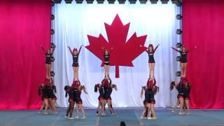 Ultimate Canadian Cheer Tigers Senior Coed 4 Run 2