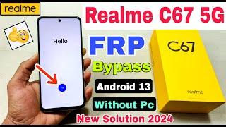 Realme C67 5G FRP Bypass Android 13 | New Method | Realme (RMX3782) Google Account Bypass Without Pc