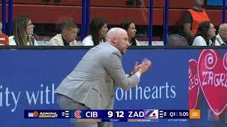 AdmiralBet ABA League 2024/25, Round 1 match: Cibona – Zadar (20.9.2024)