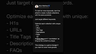 Ranking More Keywords