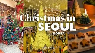 Life in Seoul VLOG | Christmas Makeover, Cozy home cooking & Festive cafes 