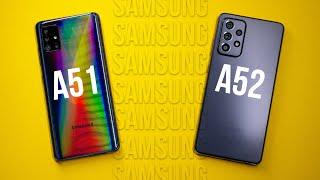 Samsung A52 vs Samsung A51 Обзор и сравнение, тест камеры, батареи, процессора