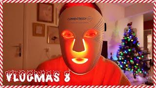 RED LIGHT LED MASKER PROBEREN ∙ Vlogmas 8  | Kristina K 