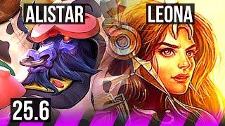 ALISTAR & Samira vs LEONA & Kalista (SUP) | EUW Diamond | 25.6
