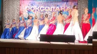  Восточный групповой танец в цвета флага РФ / Belly dance group Russia / Фестиваль Роксолана