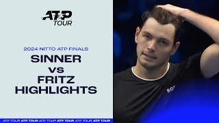 2024 Nitto ATP Finals: Sinner vs Fritz Highlights