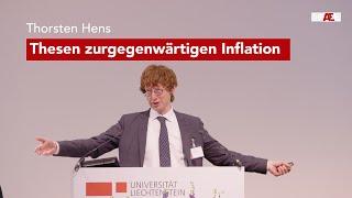 Thesen zur gegenwärtigen Inflation I Prof. Dr. Thorsten Hens