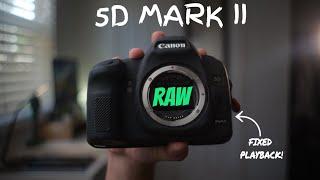 Canon 5D Mark II | Best Magic Lantern RAW Video Settings | 1080 + 2.8K RAW Video Playback