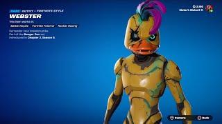 Fortnite:  Webster Skin